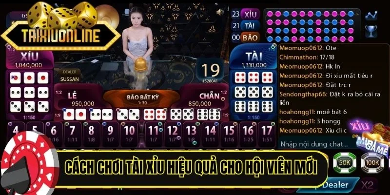 Cách chơi Tài Xỉu hiệu quả cho hội viên mới